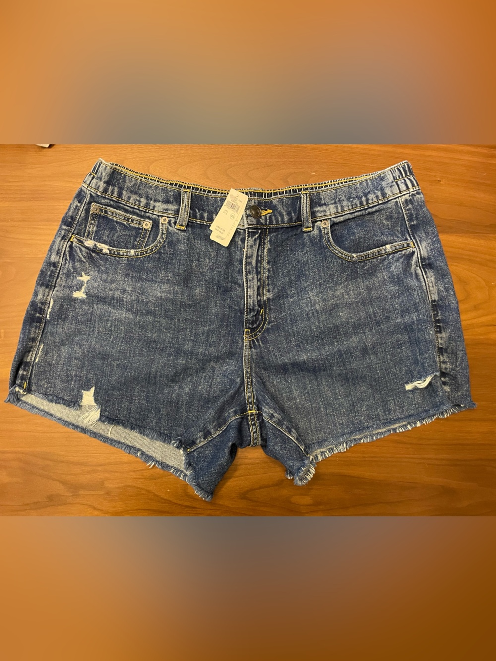 NWT aerie Stretchy Denim Shorts | Large | MSRP $50